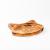 Менажница деревянная из сибирского кедра для подачи блюд и закусок с гравировкой "ЖИЗНЬ ПРЕКРАСНА". MG123
