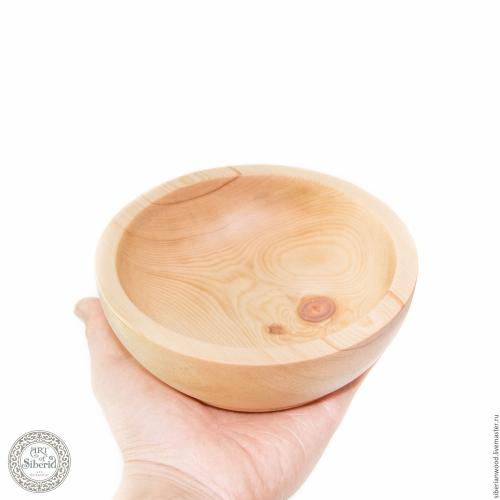 Набор деревянной посуды из древесины сибирского кедра. TN2