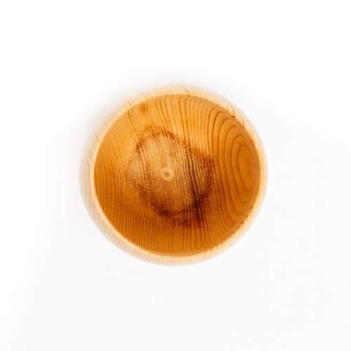 Деревянный стакан из древесины кедра для чая, кваса и других напитков. C22