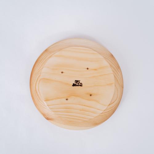 Деревянная тарелка (чаша) из сибирского кедра T36