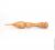 Деревянный крючок для вязания из древесины кедра 4 мм. K22