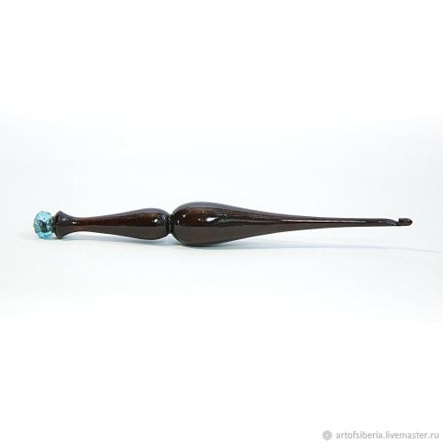 Крючок для вязания 4 мм Деревянный (Кедр) Крючки из дерева #K111