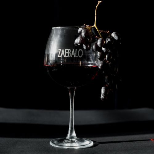 Бокал для вина с гравировкой "Zaebalo" 780 мл S12