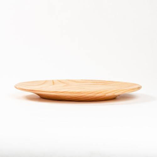 Деревянная тарелка-блюдце из сибирского кедра 18,5 см. T184