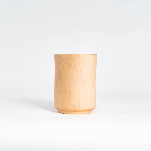 Деревянный стакан из кедра для чая, кваса и прочих напитков C44