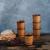 Набор деревянных рюмок (стопок, шотов) из древесины сибирского кедра, набор 6 штук. RN10