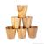 Набор деревянных рюмок (стопок) из древесины вяза (карагач). R18