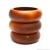 Набор деревянных тарелок из сибирского кедра 145 мм. 3 шт. TN31