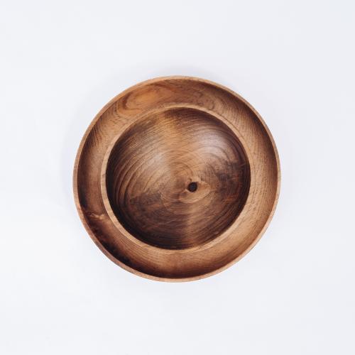 Набор деревянных тарелок из кедра 2 шт. TN51
