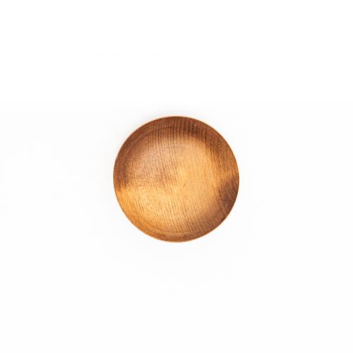 Деревянная тарелка, чаша (солонка) для соли, специй из кедра. SP8