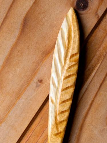 Ложка деревянная из можжевельника резная 19 см L27