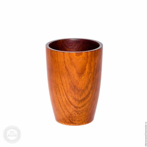 Деревянный стакан из натурального дерева сибирский кедр. C5