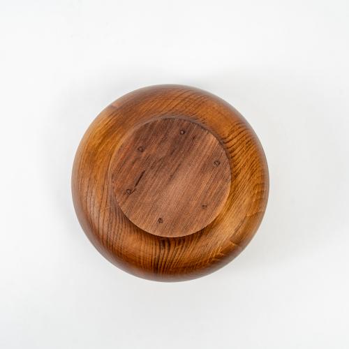Деревянная Глубокая тарелка из сибирского кедра (бульоница) 150 мм. T161