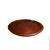 Деревянная плоская тарелка из древесины сибирского кедра 33 см. T43
