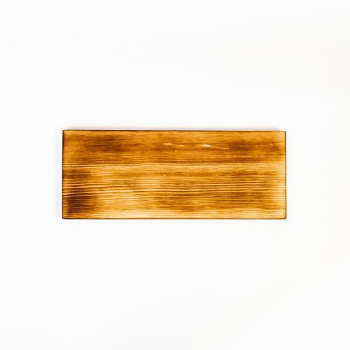 Разделочная деревянная доска из древесины сибирского кедра для мяса с гравировкой "СЫР".  RD34