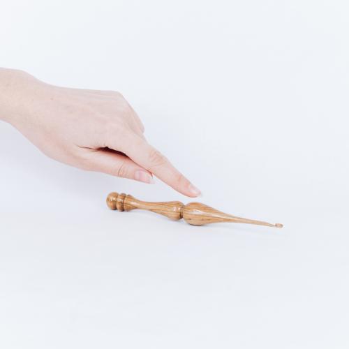 Деревянный крючок для вязания из древесины вишни 3.25 мм. K237