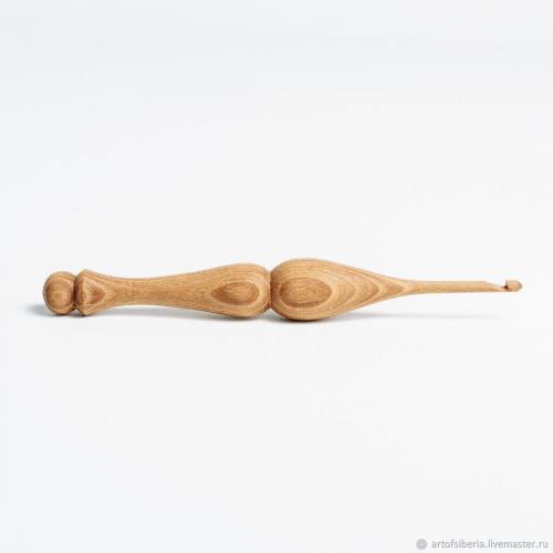 Деревянный крючок для вязания из древесины вяза 4,25 мм. K72