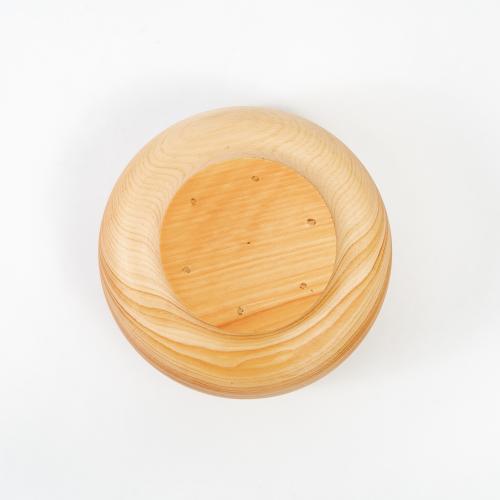 Деревянная Глубокая тарелка из сибирского кедра (бульоница) 150 мм. T160