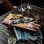 Деревянная сервировочная  доска для подачи блюд и закусок из древесины кедра RD14