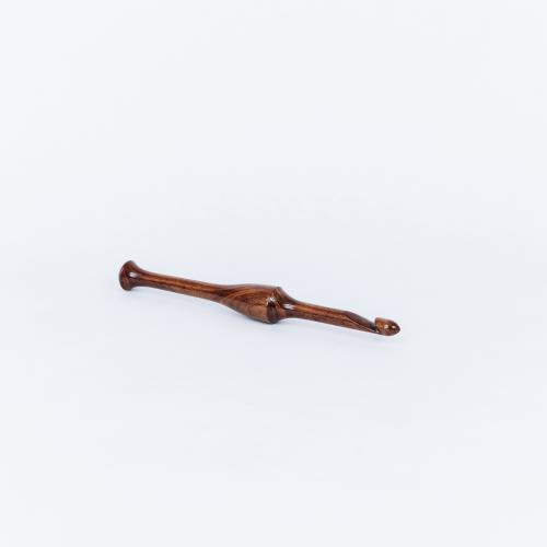 Деревянный крючок для вязания из древесины вишни 7 мм. K227