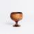 Деревянная Креманка (чаша) на ножке из древесины сибирского кедра. T177