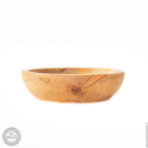 Набор деревянных тарелок из древесины кедра 4шт. TN10
