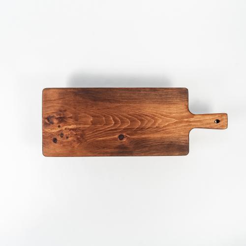 Деревянная сервировочная  доска для подачи блюд и закусок из древесины кедра RD12
