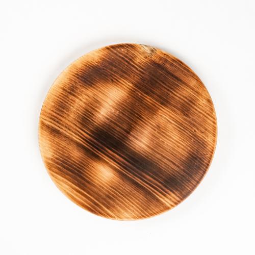 Деревянная тарелка-блюдце из сибирского кедра 18,5 см. T185