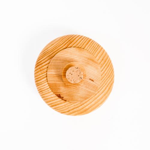 Деревянный сосуд (фляжка) для жидкости из сибирского кедра GR5