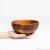 Глубокая деревянная тарелка из дерева сибирский кедр 180мм. T95