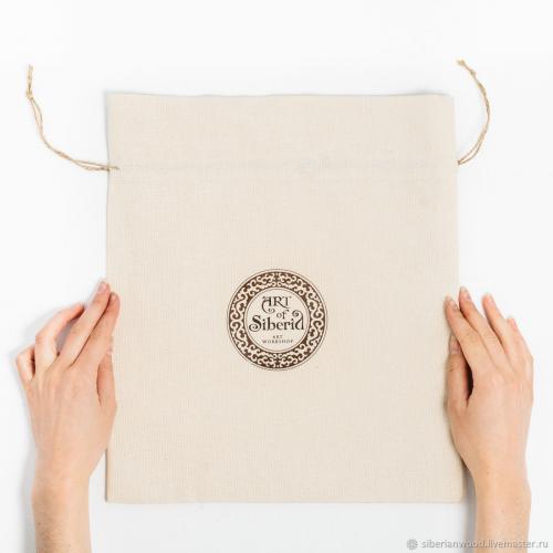 Подарочная упаковка Мешок из ткани подарочный пакет 30 х 40 см