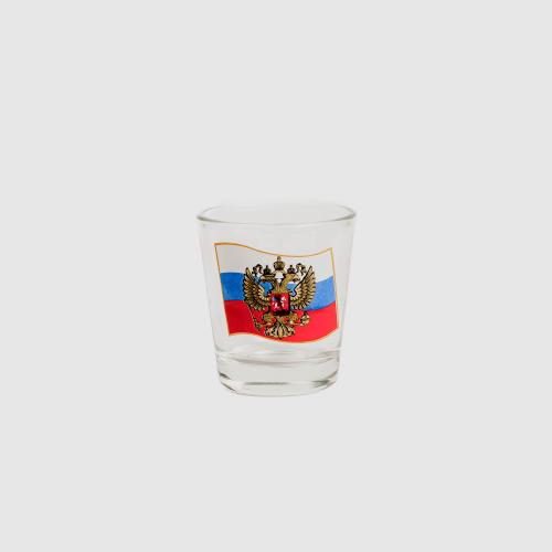 Рюмка стеклянная "Россия" 1 шт 50 мл SN18