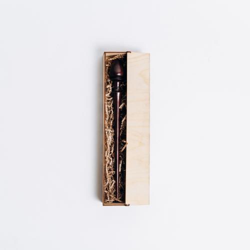 Деревянное Опорное веретено в подарочном органайзере, коробке. OV14