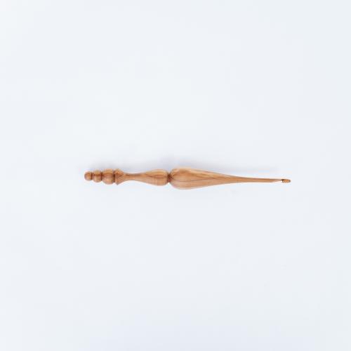 Деревянный крючок для вязания из древесины рябины 3 мм. K212