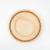 Деревянная плоская тарелка из сибирского кедра 205 мм T169