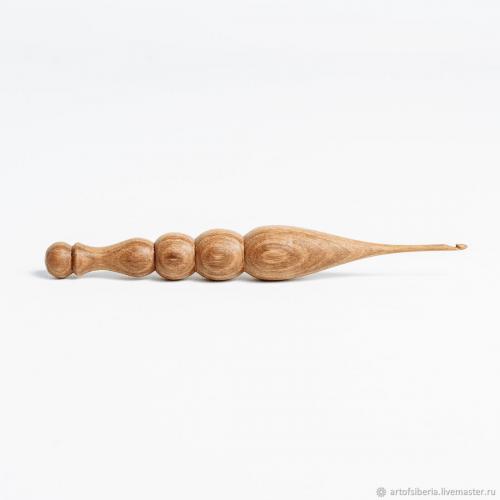 Деревянный крючок для вязания из древесины вяза 2,5 мм. K67