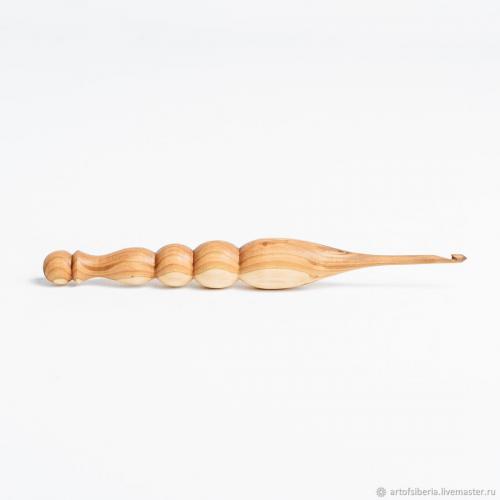 Деревянный крючок для вязания из древесины сливы 3,5 мм. K70