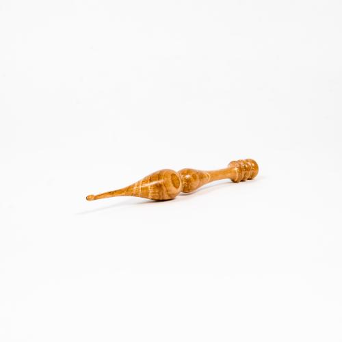 Деревянный крючок для вязания из вишни 4 мм. K294
