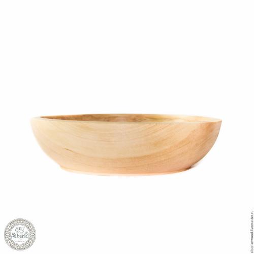 Набор деревянных тарелок из древесины кедра. TN15