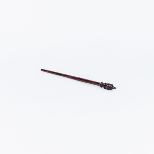 Деревянная заколка-шпилька из красного дерева (махагон) H18