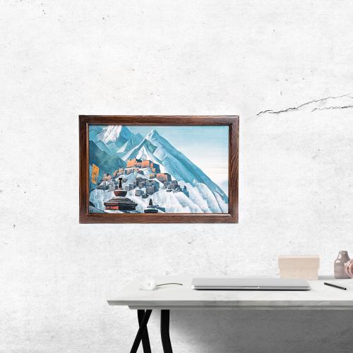 Репродукция картины в раме «Тибет. Гималаи» 1933г. Н.К.Рерих. KR10