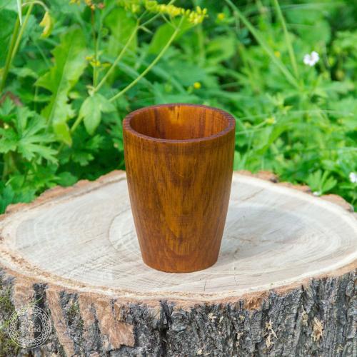 Деревянный стакан из древесины сибирского кедра. C4