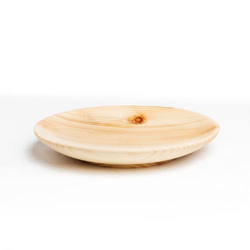 Деревянная тарелка (блюдо) из сибирского кедра 200 мм T103