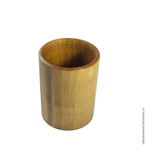 Деревянный стакан из древесины кедра для напитков. C7