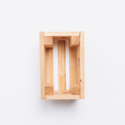 Деревянный подарочный декоративный короб, ящик для хранения из древесины кедра. PK35