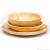 Набор деревянных тарелок из древесины пихты сибирской 3 шт. TN37