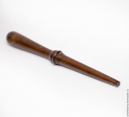 Деревянная клубочница-намотка для пряжи из сибирского Кедра KL5