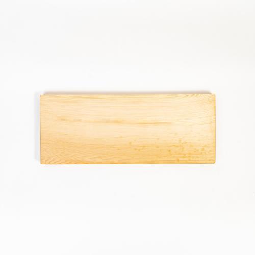 Деревянная разделочная доска из древесины сибирского кедра для мяса с гравировкой "мясо" RD29