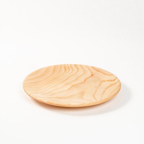Деревянная тарелка-блюдце из сибирского кедра 18,5 см. T184