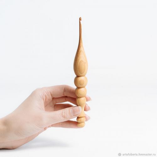 Деревянный крючок для вязания из древесины боярышника 3,75 мм. K71